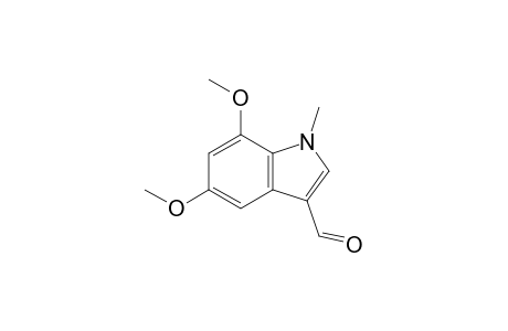 5,7-Dimethoxy-1-methylindole-3-carbaldehyde