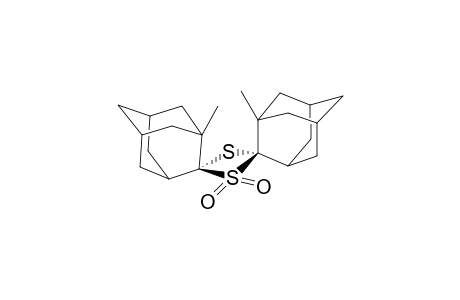 Dispiro[1-methyladamantane-2,2'-[1,3]dithietane-4',2"-(1"-methyladamantane)] 1,1'-dioxide