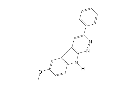 6-methoxy-3-phenyl-9H-pyridazino[3,4-b]indole