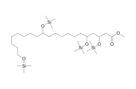 Methyl 3,5,12,20-tetrakis(Trimethylsilyloxy)eicosanoate