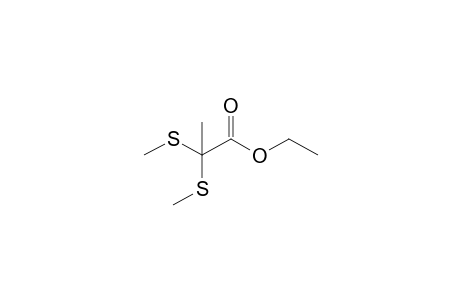 Ethyl .alpha.,.alpha.-bis(methylthio)propionate