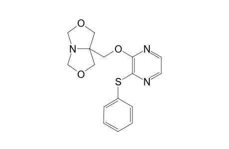 2-[(3,7-Dioxa-r-1-azabicyclo[3.3.0]oct-c-5-yl)methoxy]-3-thiophenylpyrazine