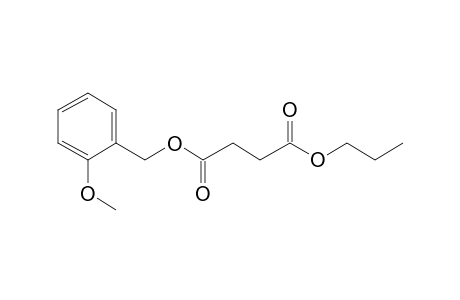 Succinic acid, 2-methoxybenzyl propyl ester