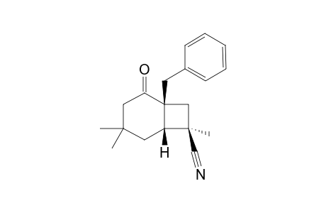 1-ALPHA,6-ALPHA-6-BENZYL-4,4,7-TRIMETHYL-5-OXOBICYCLO-[4.2.0]-OCTANE-7-ENDO-CARBONITRILE