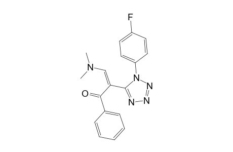 (2Z)-3-(Dimethylamino)-2-[1-(4-fluorophenyl)-1H-tetraazol-5-yl]-1-phenyl-2-propen-1-one