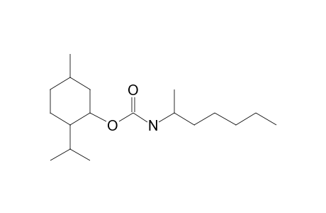 Carbonic acid, monoamide, N-hept-2-yl-, menthyl ester