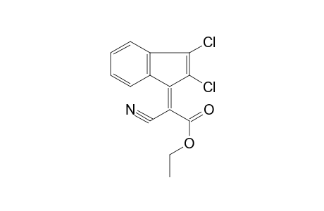 (2Z)-2-cyano-2-(2,3-dichloro-1-indenylidene)acetic acid ethyl ester