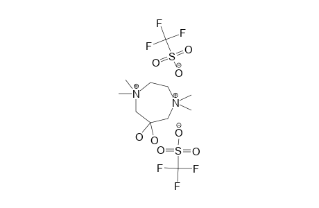 HEXAHYDRO-6-OXO-1,1,4,4-TETRAMETHYL-1H-1,4-DIAZEPINIUM-BIS-(TRIFLUOROMETHANESULFONATE)