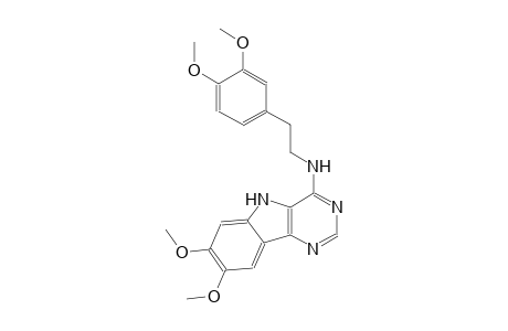 N-[2-(3,4-dimethoxyphenyl)ethyl]-7,8-dimethoxy-5H-pyrimido[5,4-b]indol-4-amine