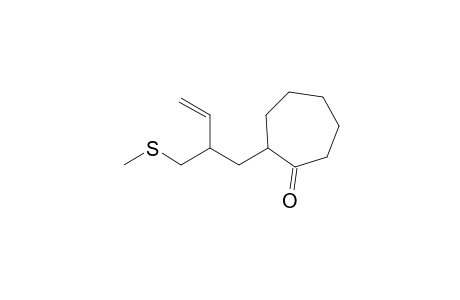 2-[2-[(Methylthio)methyl]-3-butenyl]cycloheptanone