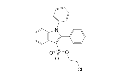 2-Chloroethyl 1,2-diphenyl-1H-indole-3-sulfonate