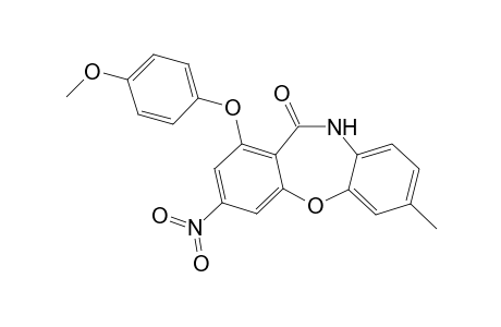 1-(4-Methoxyphenoxy)-7-methyl-3-nitrodibenzo[b,f][1,4]oxazepin-11(10H)-one