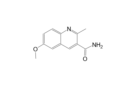 6-Methoxy-2-methyl-3-quinolinecarboxamide