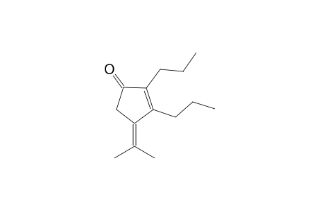 4-Isopropylidene-2,3-dipropylcyclopent-2-enone