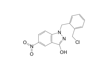 1-[2'-(CHLOROMETHYL)-BENZYL]-3-HYDROXY-5-NITROINDAZOLE