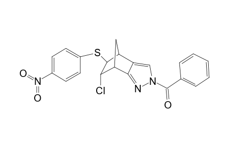 2-Benzoyl-6-endo-chloro-4,5,6,7-tetrahydro-4,7-methano-5-exo-(p-nitrophenylsulfenyl)-2H-indazole