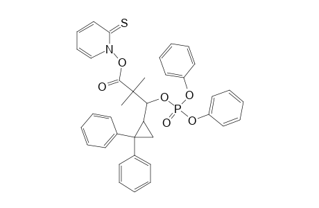 (1H)-2-THIOXO-1-PYRIDYL-3-(DIPHENYLPHOSPHATOXY)-3-(2,2-DIPHENYLCYCLOPROPYL)-2,2-DIMETHYLPROPANOATE