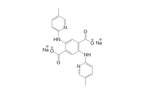 2,5-bis[(5-methyl-2-pyridyl)amino]tetrephthalic acid, disodium salt