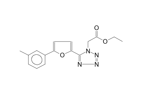 ETHYL 5-[5-(3-METHYLPHENYL)-2-FURYL]-1-TETRAZOLYLACETATE