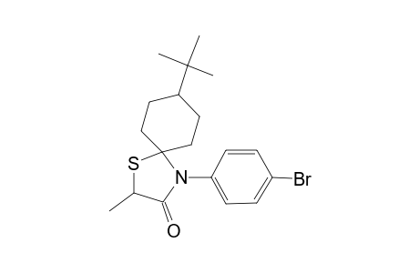 4-(4-Bromo-phenyl)-8-tert-butyl-2-methyl-1-thia-4-aza-spiro[4.5]decan-3-one