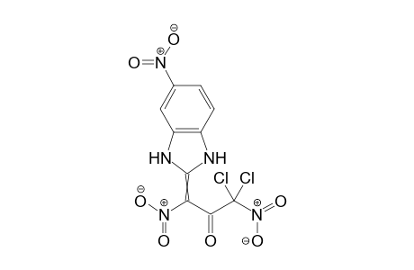 1,1-Dichloro-1,3-dinitro-3-(5-nitro-1,3-dihydro-2H-benzoimidazol-2-ylidene)propan-2-one