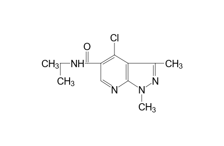 4-chloro-1,3-dimethyl-N-isopropyl-1H-pyrazolo[3,4-b]pyridine-5-carboxamide