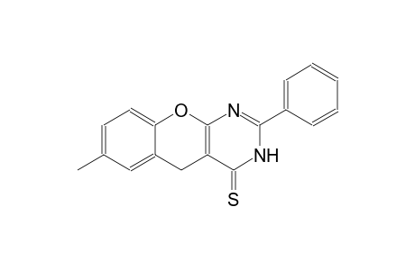 4H-[1]benzopyrano[2,3-d]pyrimidine-4-thione, 3,5-dihydro-7-methyl-2-phenyl-