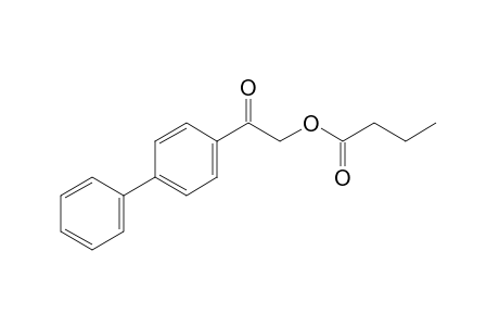 butyric acid, p-phenylphenacyl ester