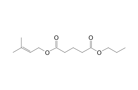 Glutaric acid, 3-methylbut-2-enyl propyl ester