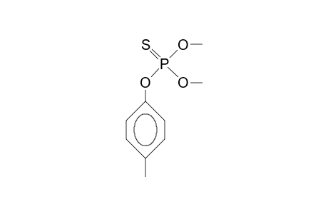 phosphorothioic acid, O,O-dimethyl O-p-tolyl ester