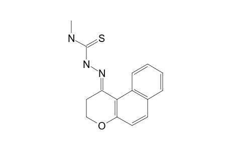 2,3-dihydro-1H-naphtho[2,1-b]pyran-1-one, 4-methyl-3-thiosemicarbazone