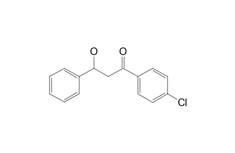 1-(p-Chlorophenyl)-3-hydroxy-3-phenylpropan-1-one