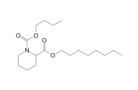 Pipecolic acid, N-butoxycarbonyl-, octyl ester