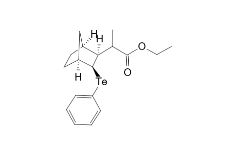 (exo,exo)-2-(1-Ethoxycarbonylethyl)-1-(penyltelluro)norbornane