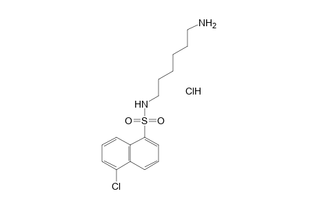 N-(6-aminohexyl)-5-chloro-1-naphthalenesulfonamide, monohydrochloride