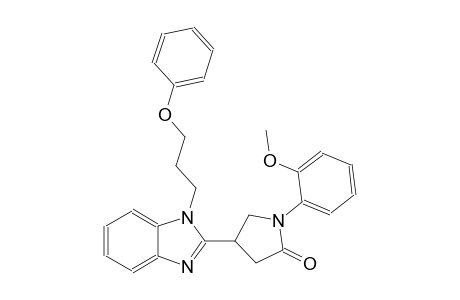 1-(2-methoxyphenyl)-4-[1-(3-phenoxypropyl)-1H-benzimidazol-2-yl]-2-pyrrolidinone