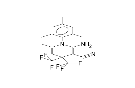 1-(2,4,6-TRIMETHYLPHENYL)-2-AMINO-3-CYANO-4,4-BIS(TRIFLUOROMETHYL)-6-METHYL-1,4-DIHYDROPYRIDINE