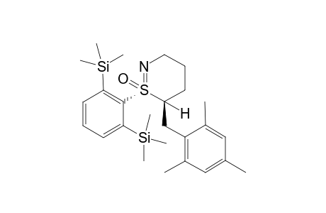 (+)-(1S,6S)-1-[2,6-Bis(trimethylsilylphenyl)]-6-(2,4,6-trimethylbenzyl)-3,4,5,6-tetrahydro-1?4-1,2-thiazine 1-Oxide