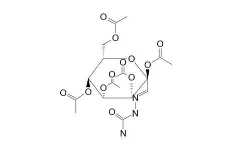 .alpha.-L-Mannose semicarbazone pentaacetate