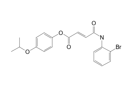 Fumaric acid, monoamide, N-(2-bromophenyl)-, 4-isopropoxyphenyl ester