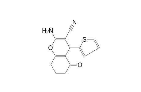 2-amino-5-oxo-4-(2-thienyl)-5,6,7,8-tetrahydro-4H-chromene-3-carbonitrile