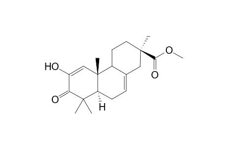 Methyl 16-norisopimara-1,7-dien-2-ol-3-on-15-oate