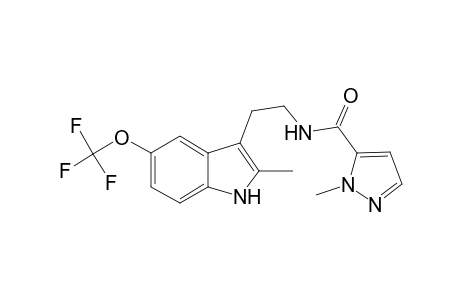 1H-pyrazole-5-carboxamide, 1-methyl-N-[2-[2-methyl-5-(trifluoromethoxy)-1H-indol-3-yl]ethyl]-