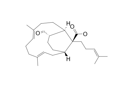 EMERICELLENE_E;(+)-EMERICELLA-3-E,7-E,22-TRIEN-17-BETA-AL-16-OIC_ACID