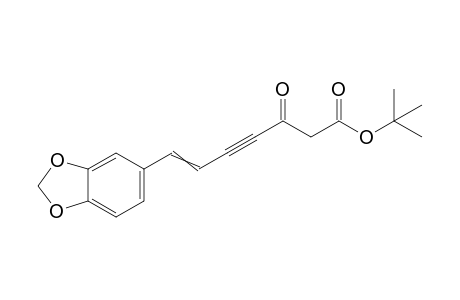 tert-butyl 7-(1,3-benzodioxol-5-yl)-3-oxo-hept-6-en-4-ynoate