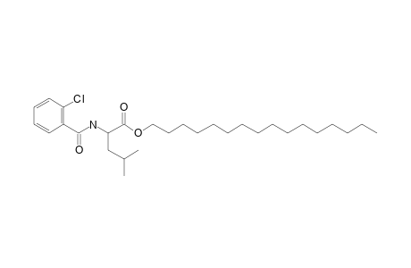 L-Leucine, N-(2-chlorobenzoyl)-, hexadecyl ester