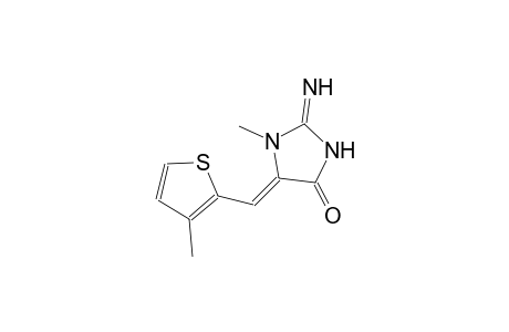 (5Z)-2-imino-1-methyl-5-[(3-methyl-2-thienyl)methylene]-4-imidazolidinone