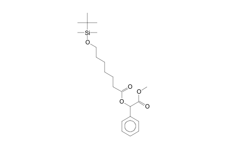 Benzeneacetic acid, .alpha.-(7-t-butyldimethylsilyloxyheptanoyloxy)-, methyl ester