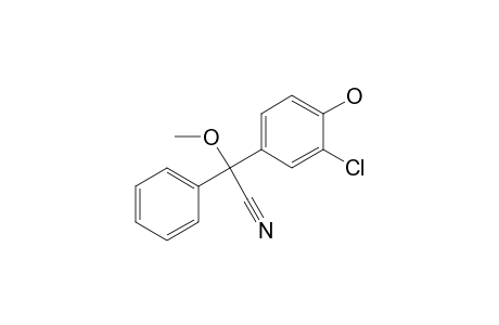 A-(3-Chloro-4-hydroxyphenyl)-A-methoxy-A-phenylacetonitrile