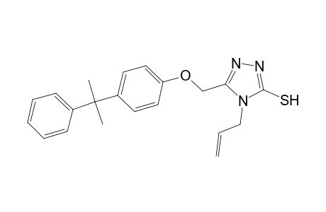 4-Allyl-5-[4-(1-methyl-1-phenyl-ethyl)-phenoxymethyl]-4H-[1,2,4]triazole-3-thiol